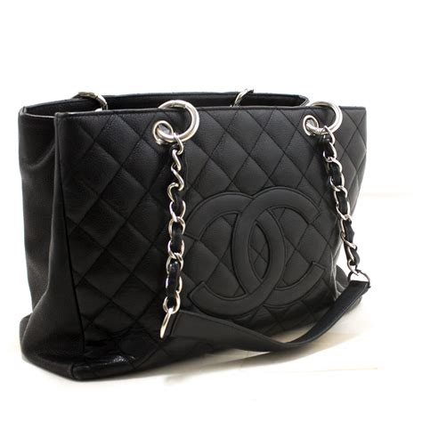 chanel tote chain|Chanel shopping tote.